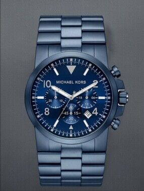 NWT. Michael Kors Gage Chronograph Unisex (Boyfriend Watch) 2015 - 2016
